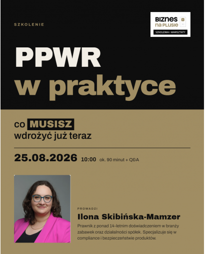 Szkolenie PPWR — nowe...