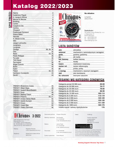 Chronos Catalog editon 2023...