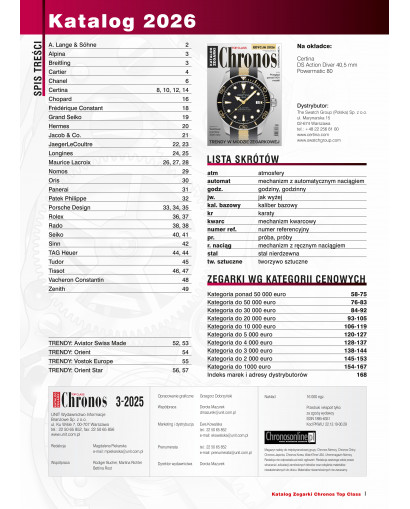 Chronos Catalog editon 2026