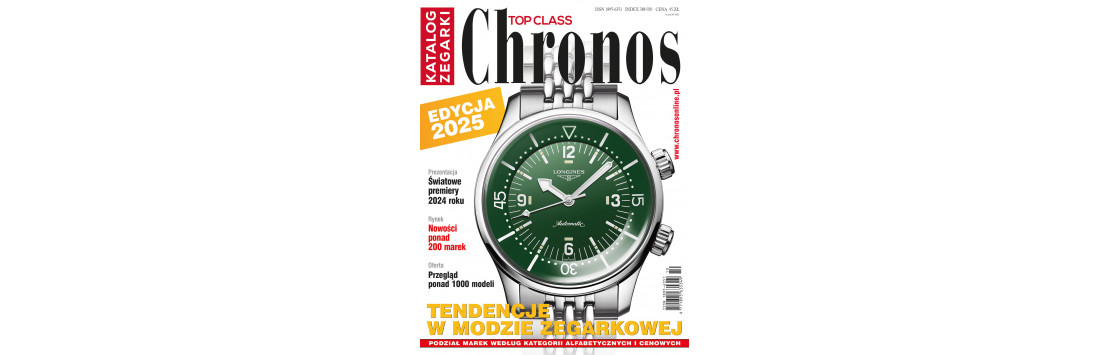 Chronos – Magazyn o zegarkach, Prenumerata, Nowości, Katalogi i Recenzje