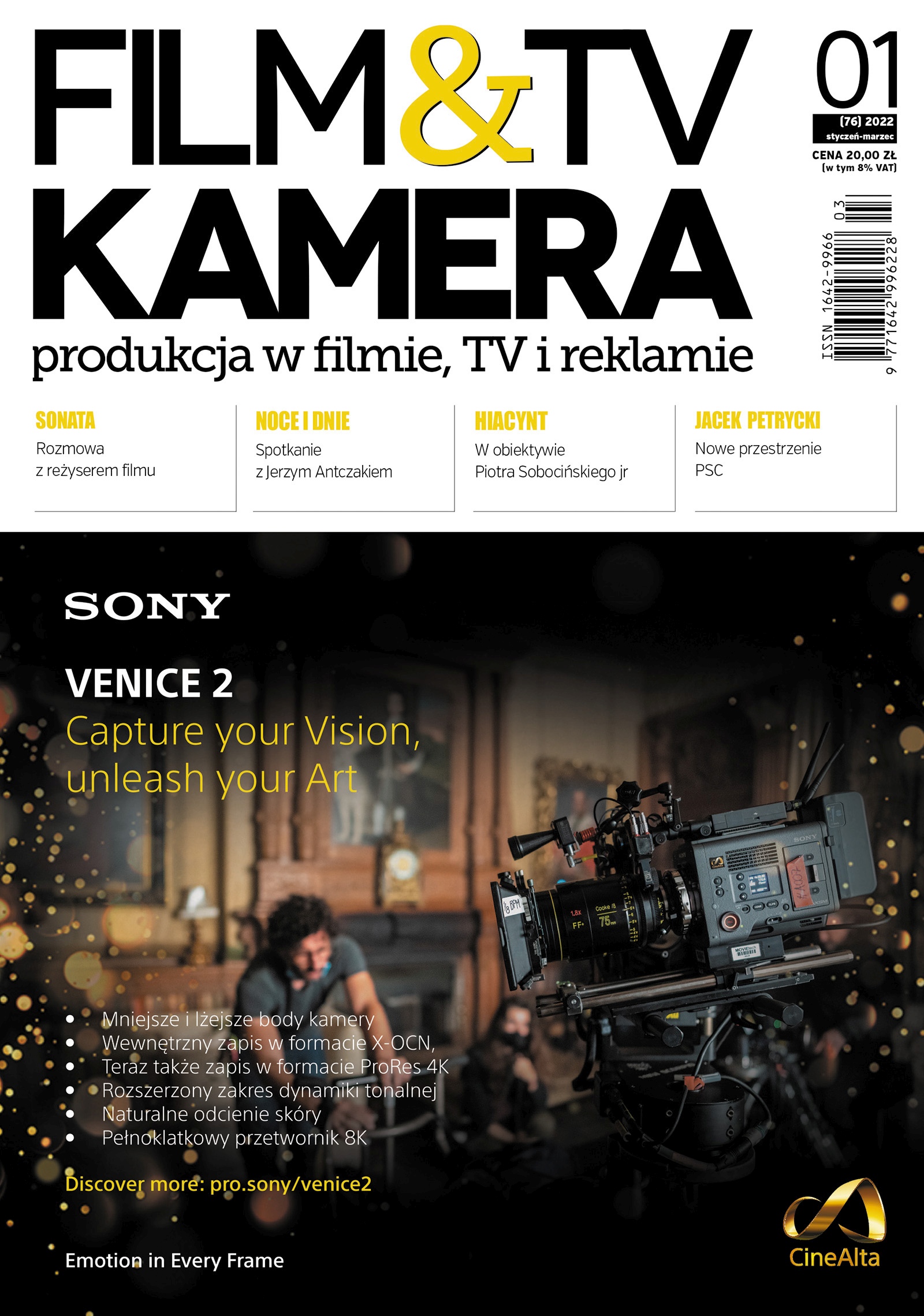 Nowe wydanie - Film&TV Kamera 01/2022