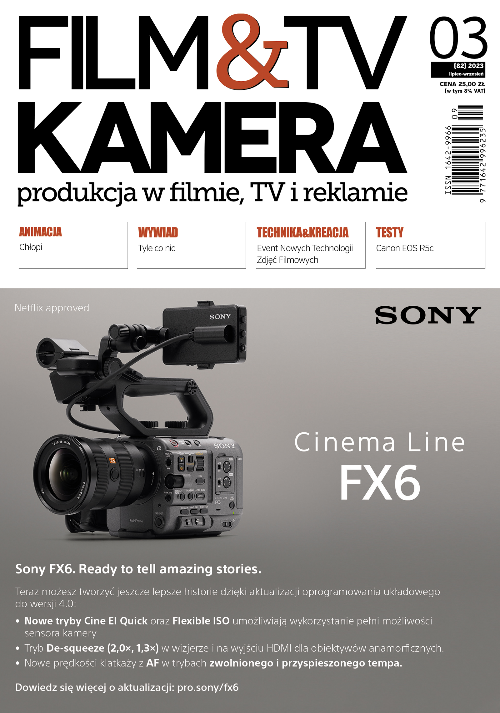 Nowe wydanie - Film&TV Kamera 3/2023